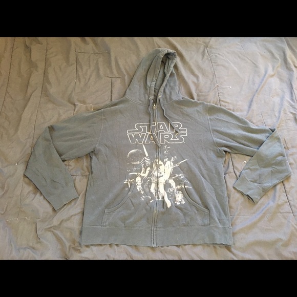 Cool Star Wars Gray Hoodie/Sweatshirt - Picture 2 of 8